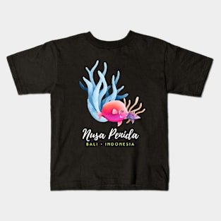 Bali Nusa Penida Marine Park Coral Indoneisa Kids T-Shirt